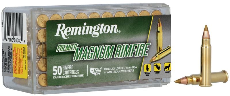 Premier Magnum Rimfire, 17 HMR, 17 Grain, AccuTip-V, 2550 fps