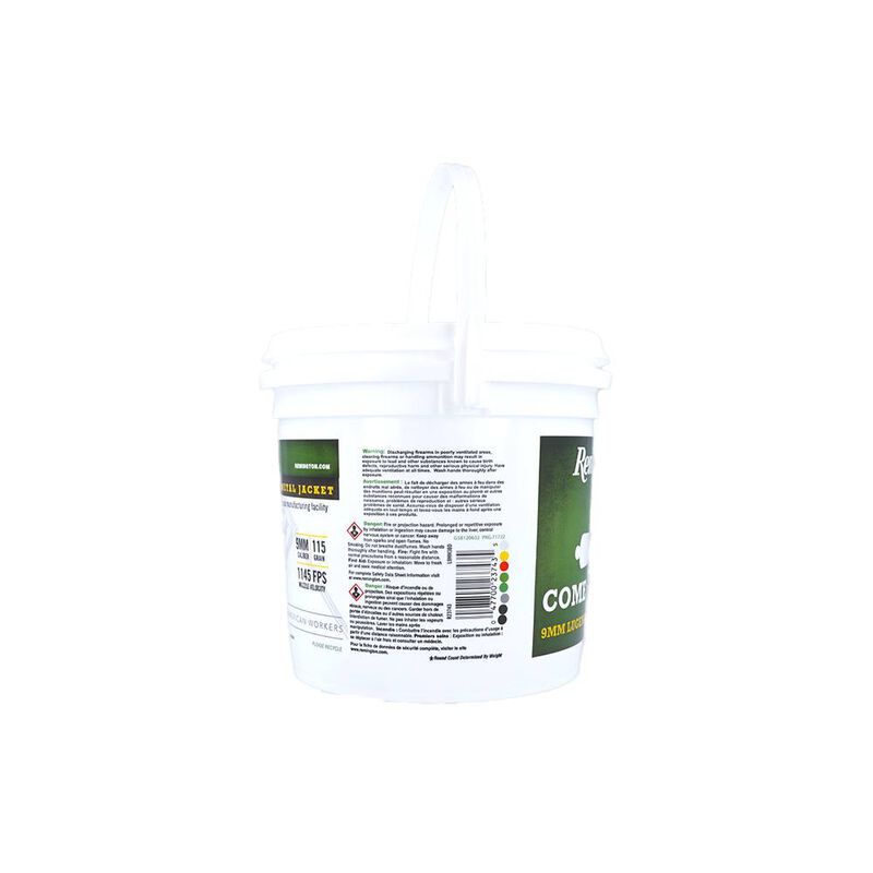 Come and Take It Handgun, 9mm Luger, 115 Grain, Full Metal Jacket, 1145 fps