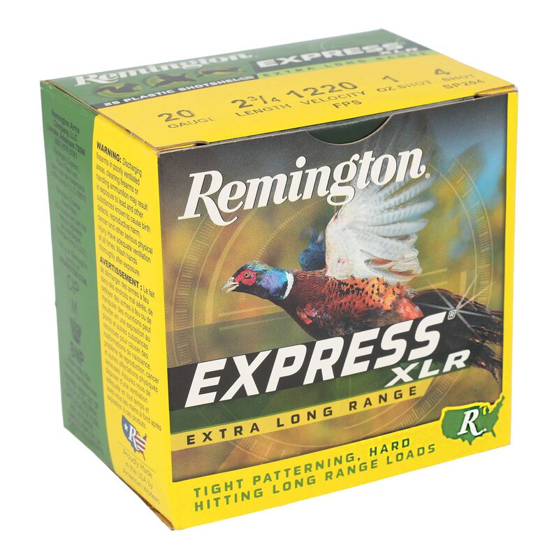 Express Extra Long Range, 20 Gauge, 4 Shot, 2-3/4 in, 1 oz, 1220 fps