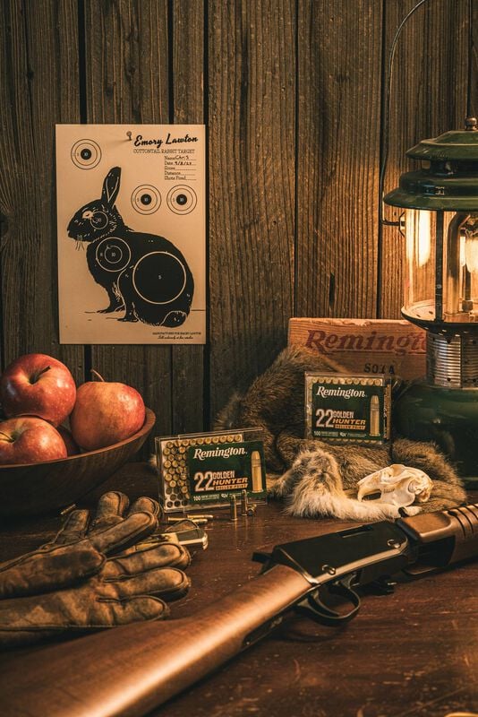 Golden Hunter, 22 LR, 40 Grain, Plated Hollow Point, 1255 fps