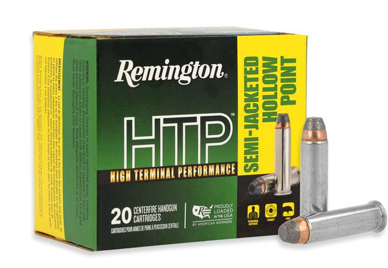 High Terminal Performance, 357 Magnum, 158 Grain, Semi-Jacketed Hollow Point, 1235 fps