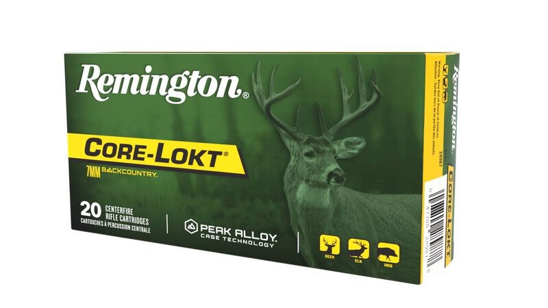 Core-Lokt, 7mm Backcountry, 175 Grain, Jacketed Soft Point, 3100 fps