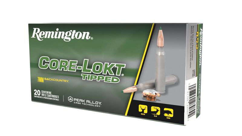 Core-Lokt Tipped, 7mm Backcountry, 175 Grain, Core-Lokt Tipped, 3125 fps