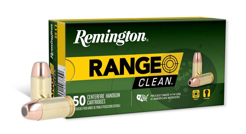 Remington Range Clean, 45 Auto, 230 Grain, Flat Nose Enclosed Base, 835 fps