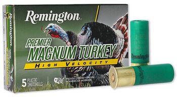 Premier Magnum Turkey High Velocity, 12 Gauge, 5 Shot, 3-1/2 in, 2 oz, 1300 fps