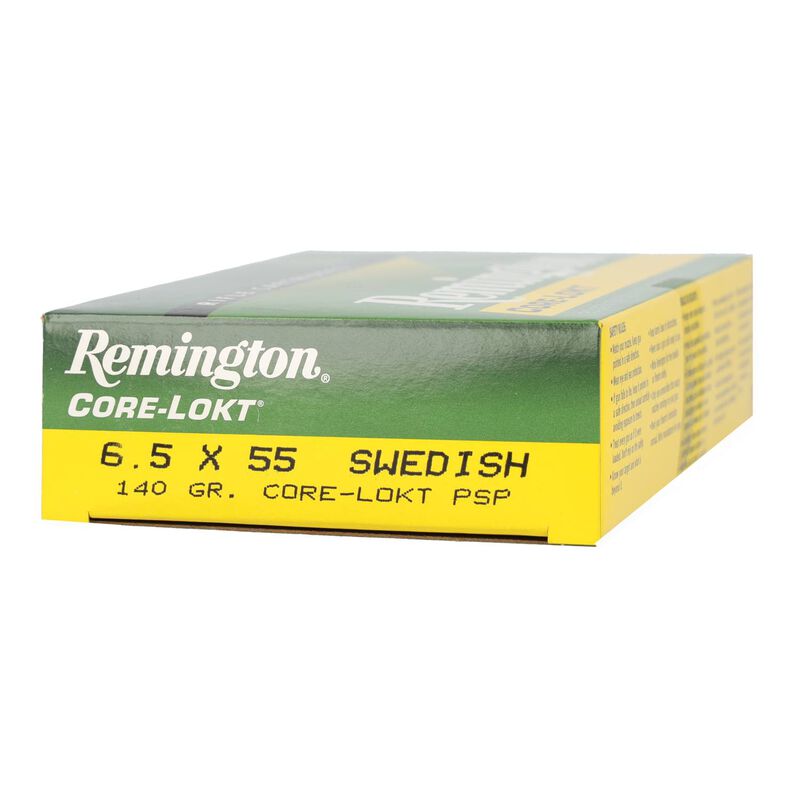 Core-Lokt, 6.5x55 Swedish, 140 Grain, Pointed Soft Point Core Lokt, 2550 fps