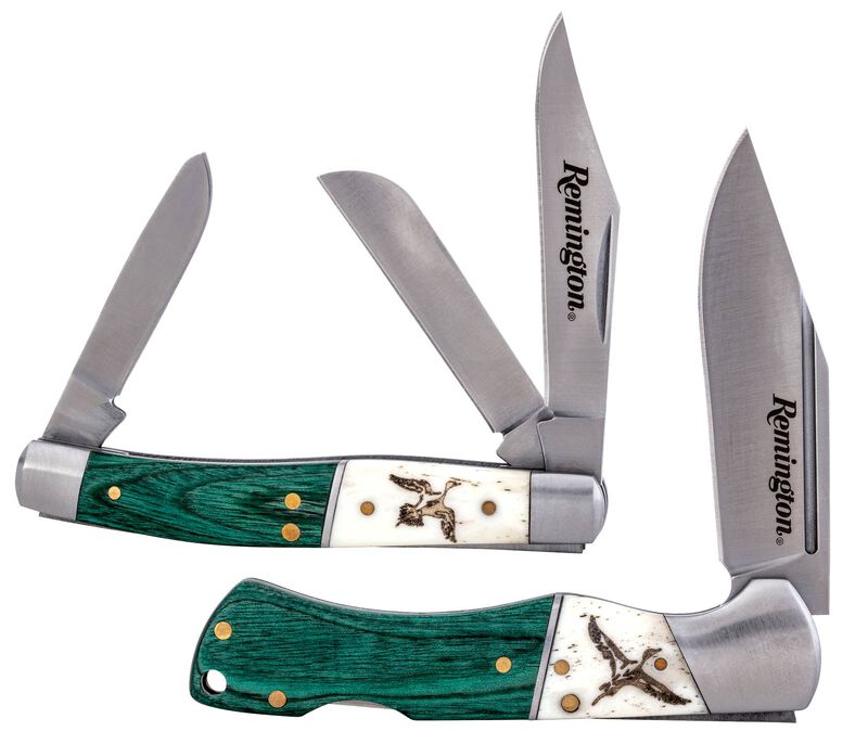 Pintails Collector Set, 3.5 inch Lockback &amp; 3.5 inch Stockman Closed length