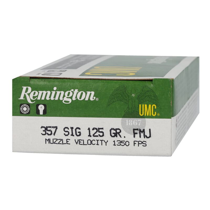 UMC Handgun, 357 Sig, 125 Grain, Full Metal Jacket, 1350 fps