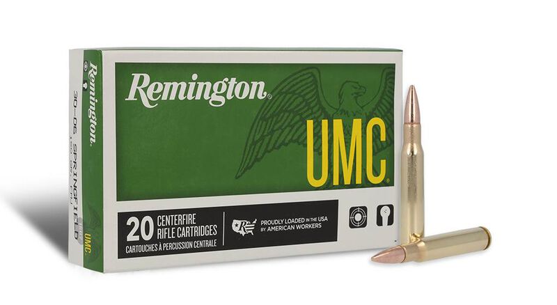 UMC Centerfire Rifle, 30-06 Springfield, 150 Grain, Full Metal Jacket, 2910 fps