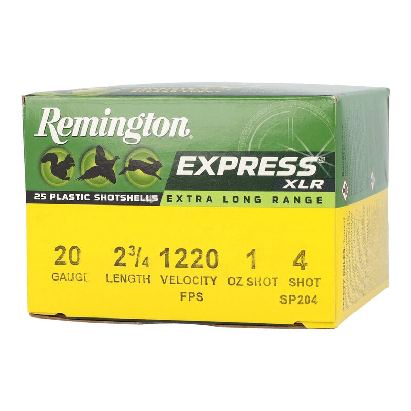 Express Extra Long Range, 20 Gauge, 4 Shot, 2-3/4 in, 1 oz, 1220 fps