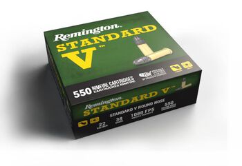 Remington Standard V, 22 LR, 38 Grain, Lead Round Nose, 1080 fps