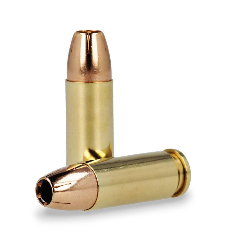 High Terminal Performance, 30 Super Carry, 100 Grain, Jacketed Hollow Point, 1235 fps