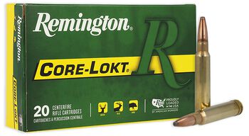 Core-Lokt, 338 Win Mag, 250 Grain, Pointed Soft Point Core Lokt, 2660 fps