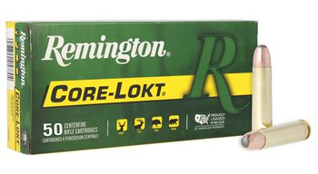 Core-Lokt, 30 Carbine, 110 Grain, Core-Lokt Soft Point, 1990 fps