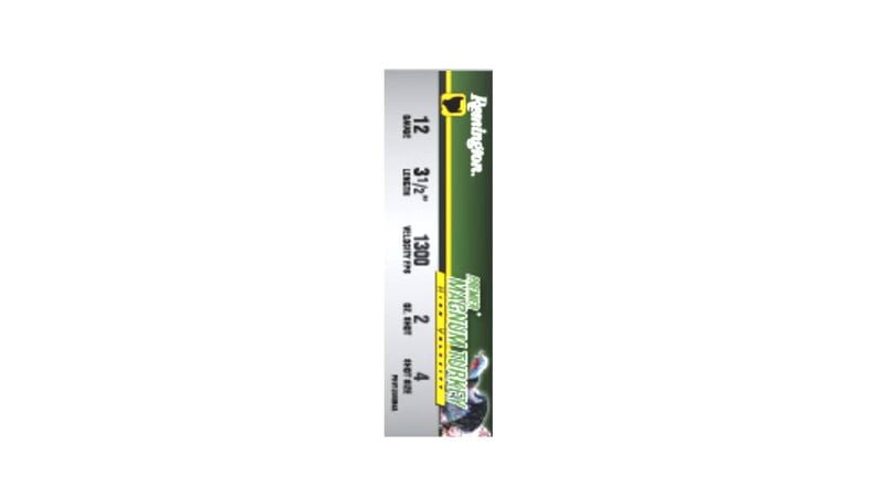 Premier Magnum Turkey High Velocity, 12 Gauge, 4 Shot, 3-1/2 in, 2 oz, 1300 fps