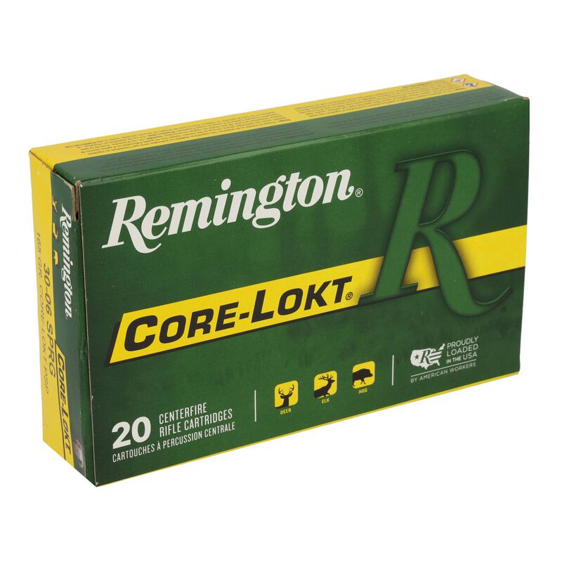 Core-Lokt, 30-06 Springfield, 165 Grain, Pointed Soft Point Core Lokt, 2800 fps