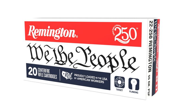 We the People Rifle, 22-250 Rem, 55 Grain, Pointed Soft Point, 3680 fps