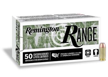 Remington Range, 40 S&W, 180 Grain, Full Metal Jacket, 990 fps