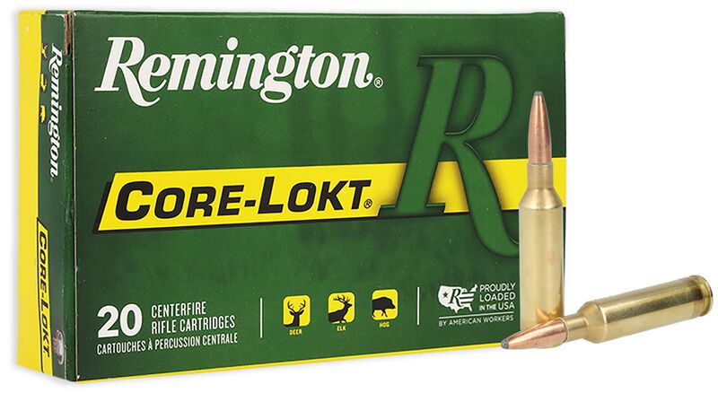 Core-Lokt, 6mm Creedmoor, 100 Grain, Pointed Soft Point Core Lokt, 3000 fps