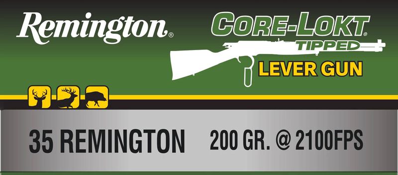 Core-Lokt Tipped Lever Gun, 35 Rem, 200 Grain, Core-Lokt Tipped, 2100 fps