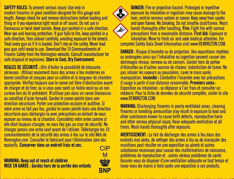 Express Buckshot, 20 Gauge, 3 Buck Shot, 2-3/4 in, 1220 fps