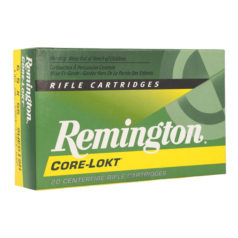 Core-Lokt, 6.5x55 Swedish, 140 Grain, Pointed Soft Point Core Lokt, 2550 fps