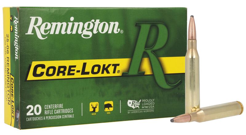 Core-Lokt, 25-06 Rem, 120 Grain, Pointed Soft Point Core Lokt, 2990 fps