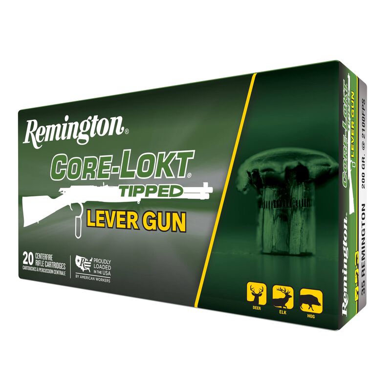Core-Lokt Tipped Lever Gun, 35 Rem, 200 Grain, Core-Lokt Tipped, 2100 fps