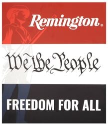 Remington We the People Metallic Sign