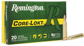 Core-Lokt, 223 Rem, 62 Grain, Core-Lokt Ultra Bonded Pointed Soft Point, 3100 fps