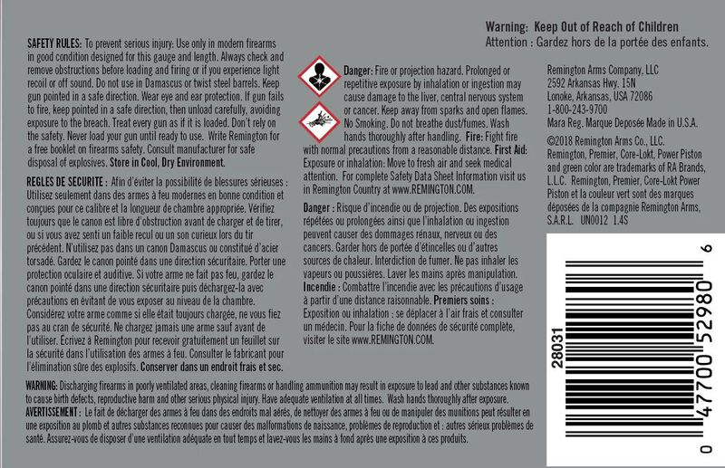 Premier Magnum Turkey High Velocity, 12 Gauge, 5 Shot, 3 in, 1 3/4 oz, 1300 fps