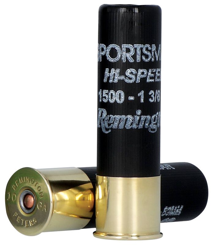 Sportsman Hi-Speed Steel, 10 Gauge, 2 Shot, 3-1/2 in, 1 3/8 oz, 1500 fps