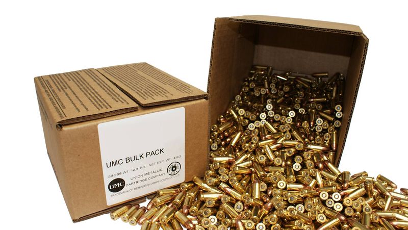 UMC Handgun, 9mm Luger, 115 Grain, Full Metal Jacket, 1145 fps