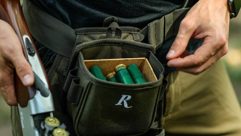 Gun Club Single Box Pouch, Olive Drab, 100% Polyester