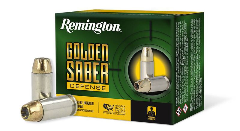 Golden Saber Defense, 40 S&amp;W, 180 Grain, Brass Jacketed Hollow Point, 1015 fps