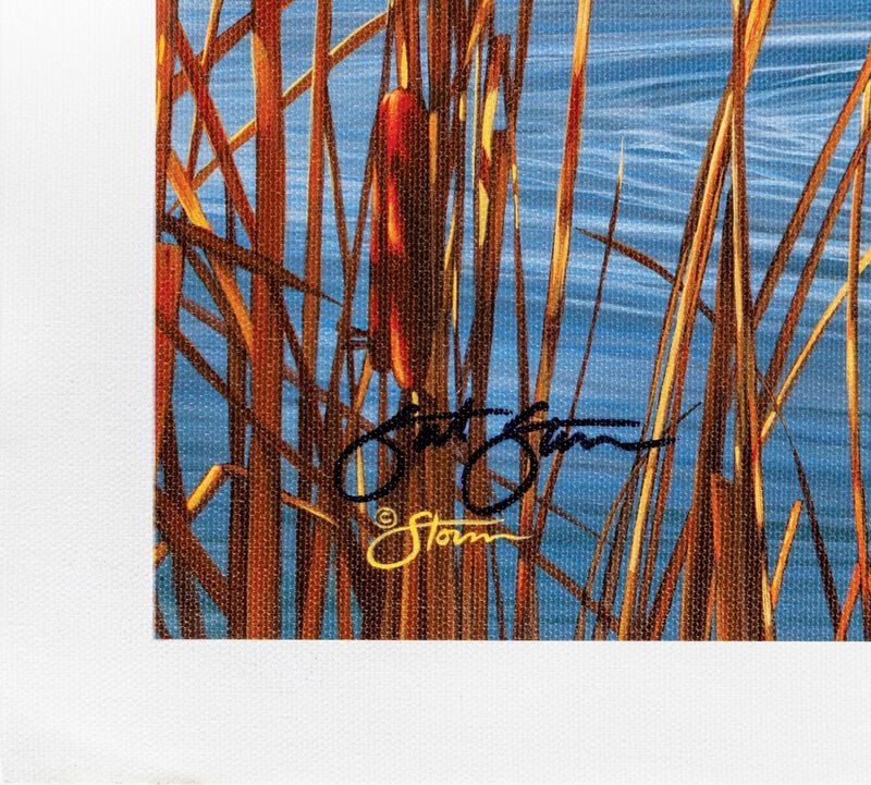 Remington Waterfowler Print, 20 in. x 30 in., Unframed Canvas