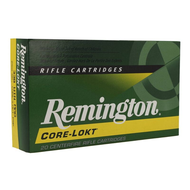 Core-Lokt, 338 Win Mag, 250 Grain, Pointed Soft Point Core Lokt, 2660 fps