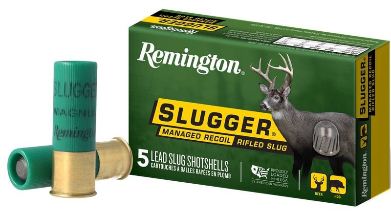 Managed Recoil Slugger, 12 Gauge, 438 Grain, 2-3/4 in, 1200 fps