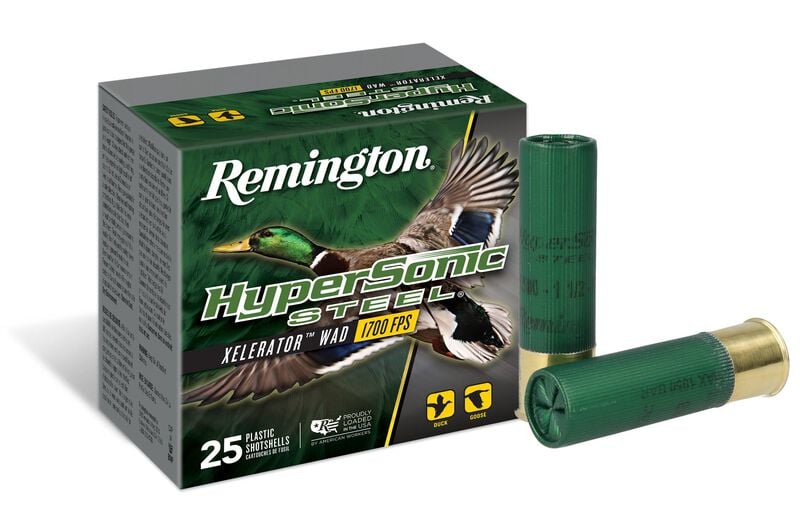 Hypersonic Steel, 10 Gauge, 2 Shot, 3-1/2 in, 1 1/2 oz, 1500 fps