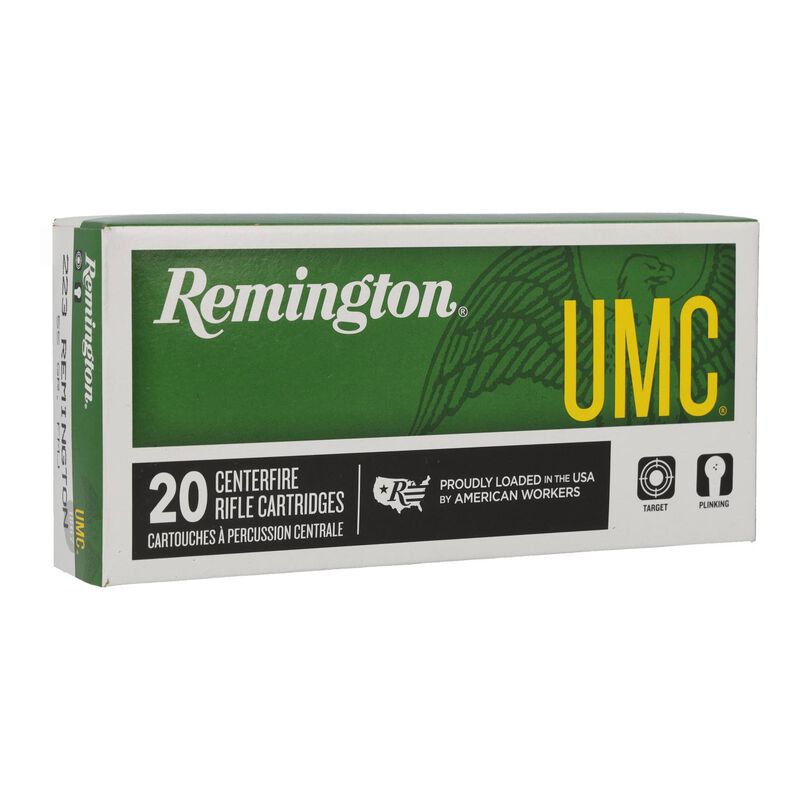 UMC Centerfire Rifle, 223 Rem, 55 Grain, Full Metal Jacket, 3240 fps