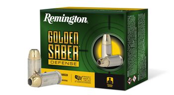Golden Saber Defense, 45 Auto, 230 Grain, Brass Jacketed Hollow Point, 875 fps