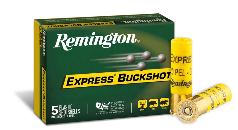 Express Buckshot, 20 Gauge, 3 Buck Shot, 2-3/4 in, 1220 fps