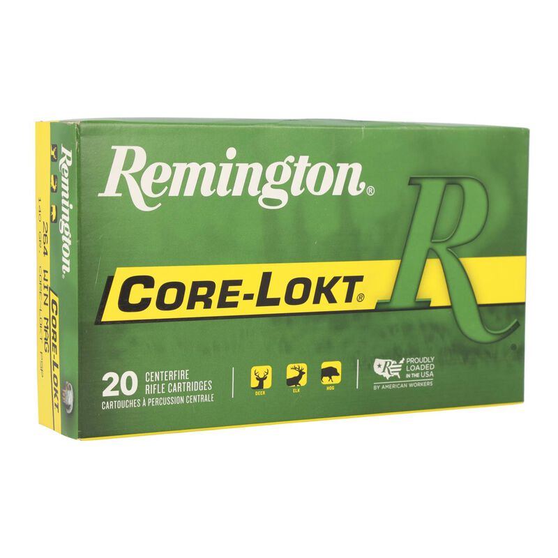 Core-Lokt, 264 Win Mag, 140 Grain, Pointed Soft Point Core Lokt, 3030 fps