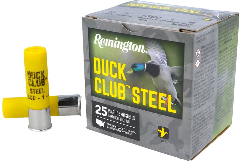 Duck Club Steel, 20 Gauge, 4 Shot, 3 in, 1 oz, 1300 fps