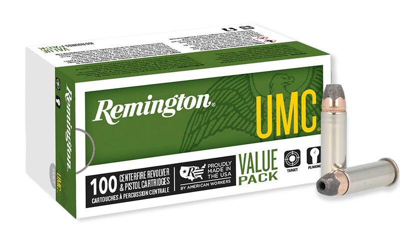 UMC Handgun, 38 Special +P, 125 Grain, Semi-Jacketed Hollow Point, 945 fps