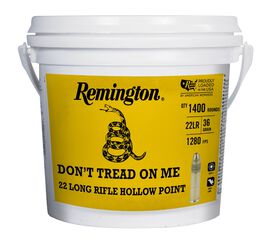 Don't Tread on Me Rimfire, 22 LR, 36 Grain, Brass Plated Hollow Point, 1280 fps