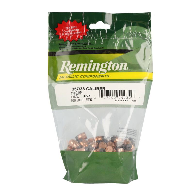 Remington Component Handgun Bullet, .357/.38, 110 Grain