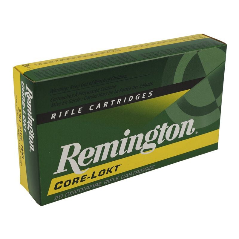 Core-Lokt, 338 Win Mag, 250 Grain, Pointed Soft Point Core Lokt, 2660 fps