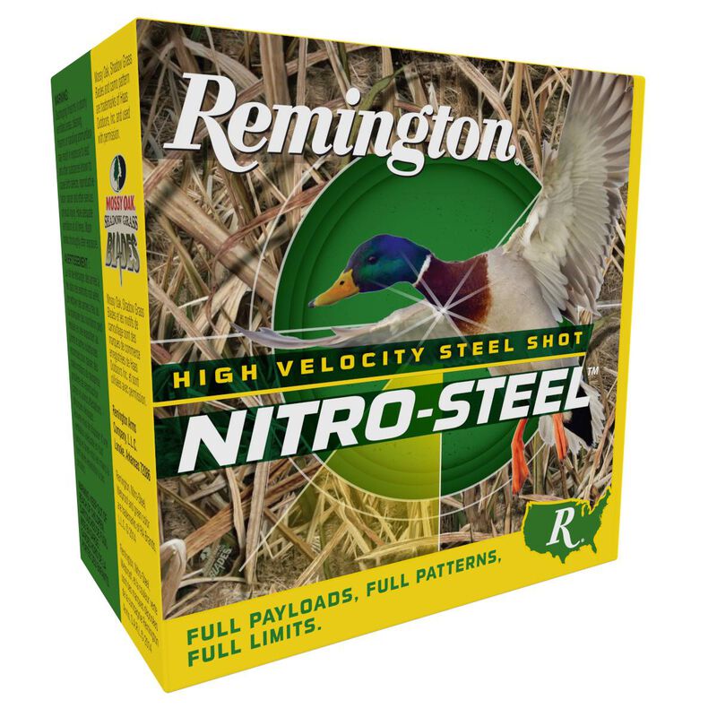 Nitro-Steel, 12 Gauge, 4 Shot, 3 in, 1 1/4 oz, 1450 fps