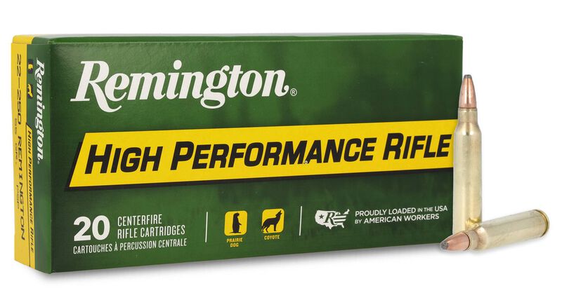 High Performance Rifle, 223 Rem, 55 Grain, Pointed Soft Point, 3240 fps
